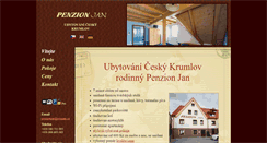 Desktop Screenshot of penzion-jan.cz